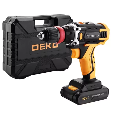 Дрель аккумуляторная DEKO DKCD20FU-Li SET3, 063-4177, со съемным патроном купить в Магнитогорске