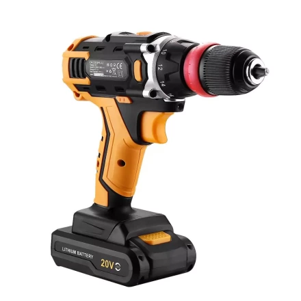 Дрель аккумуляторная DEKO DKCD20FU-Li SET3, 063-4177, со съемным патроном купить в Магнитогорске