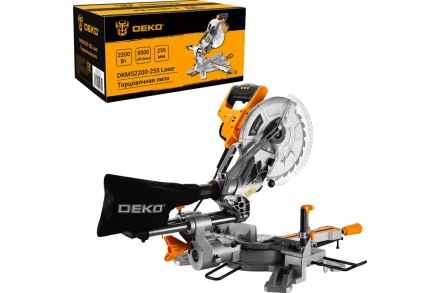 Пила торцовочная DEKO DKMS2200-255 Laser, 063-4218 купить в Магнитогорске