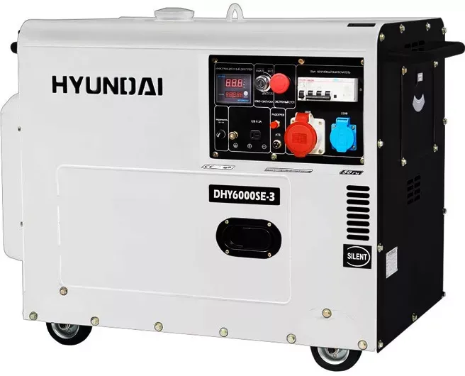 Дизельный генератор Hyundai DHY 6000SE-3 купить в Магнитогорске