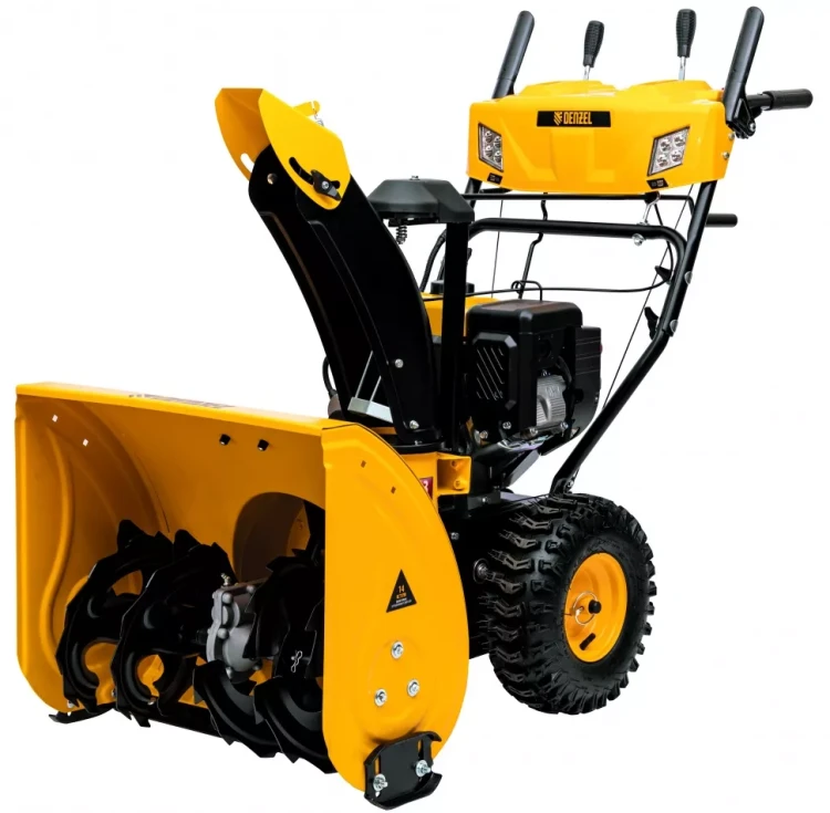 Бензиновая снегоуборочная машина SBM 610S PRO, 212 cc, электростартер, фара, обогрев Denzel 97654 купить в Магнитогорске