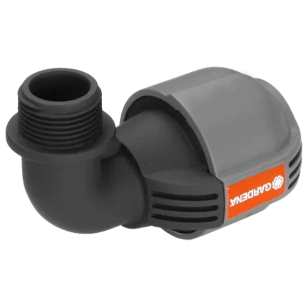 Соединитель L-образный 25 мм x 3/4”-наружная резьба GARDENA купить в Магнитогорске