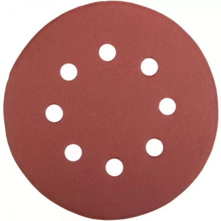 Круг шлифовальный универсальный STAYER &quot;MASTER&quot; из абразивной бумаги на велкро основе, 8 отверстий, Р320, 125мм, 5шт 35452-125-320 купить в Магнитогорске