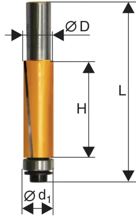 Фреза кромочная прямая ф19х25,4мм хв. 12мм Энкор 46168 купить в Магнитогорске