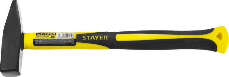 Молоток слесарный Fiberglass 400 г с фиберглассовой рукояткой, STAYER Professional 20050-04 20050-04_z01 купить в Магнитогорске