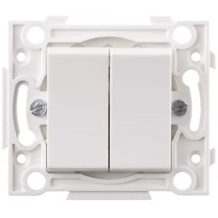 Выключатель СВЕТОЗАР двойной SV-55230-2 купить в Магнитогорске