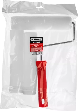 Валик &quot;ПОРОЛОН&quot; в наборе: 3 шубки + ручка, 180 мм, d=40 мм, MIRAX 0364-18_z01 купить в Магнитогорске