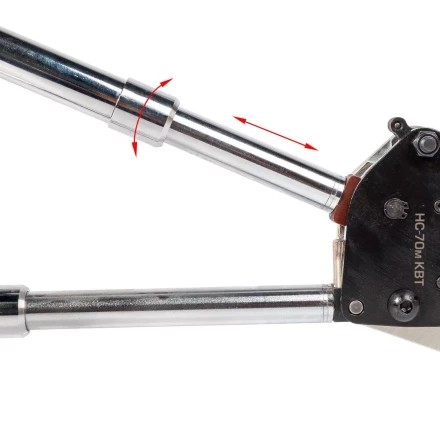 Секторные ножницы КВТ НС-70м для резки бронированных кабелей до 70 мм (84391) купить в Магнитогорске