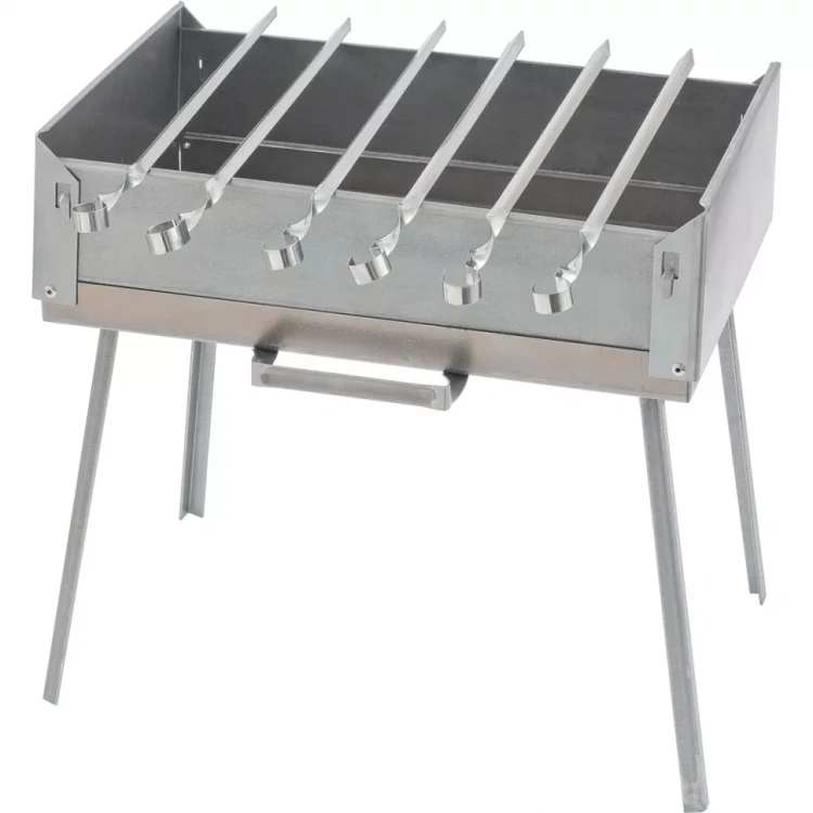 Мангал-дипломат в сумке 410x280x125 1,5 мм 6 шампуров в комплекте PALISAD Camping 69538 купить в Магнитогорске
