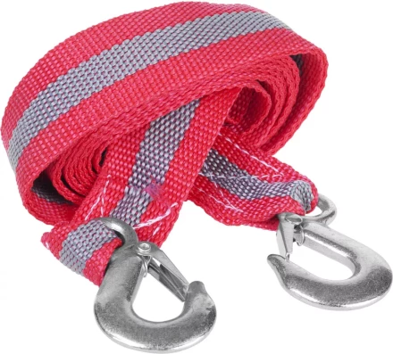 Трос буксировочный ЗУБР &quot;МАСТЕР&quot;, 2 крюка, сумка, 4м, 5т 61210-5 купить в Магнитогорске