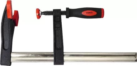 Струбцина F-образная, 600 х 120 х 715 мм, двойной упор MATRIX MASTER 20415 купить в Магнитогорске