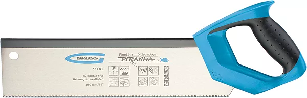 Пила обушковая для стусел PIRANHA,350мм/14",11-12ТРI,зуб 3D,каленый зуб,двухкомп рукоятка GROSS 23141 купить в Магнитогорске