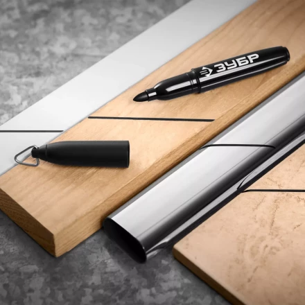 ЗУБР Мини черный, 1-3 мм, 80 шт, перманентный маркер (06331-2) купить в Магнитогорске