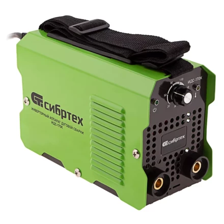 Инверторный аппарат дуговой сварки ИДС-170K, 170 А, ПВ 80%, диаметр электрода 1,6-3,2 мм Сибртех 94393 купить в Магнитогорске