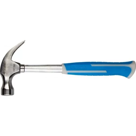 Молоток-гвоздодер ЗУБР цельнометаллический, с двухкомпонентной пластиковой рукояткой, 450г 20250-450_z01 купить в Магнитогорске