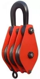 Блок монтажный трехрольный с ушком HQLK 3-50 К3 50т 1049406 купить в Магнитогорске