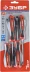 Набор ЗУБР &quot;МАСТЕР&quot;: Отвертки, Cr-v, эргономичная двухкомпонентная рукоятка, 4шт 25065-H4_z03 купить в Магнитогорске