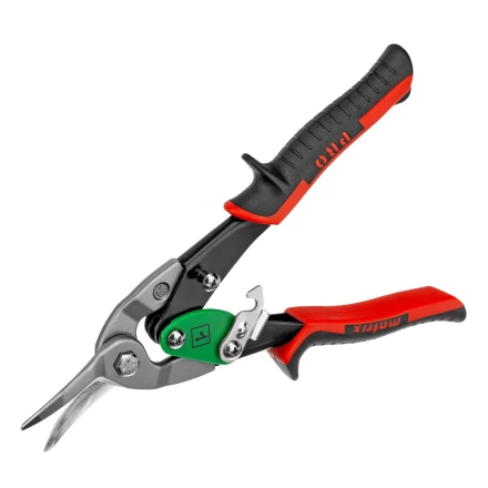 Ножницы по металлу Matrix, 250 мм, правый рез, сталь CRMO, двухкомпонентные рукоятки, PRO 78324 купить в Магнитогорске