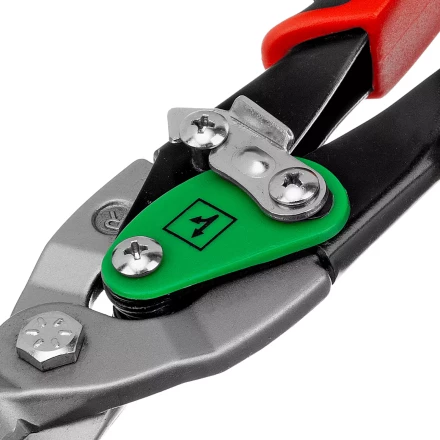 Ножницы по металлу Matrix, 250 мм, правый рез, сталь CRMO, двухкомпонентные рукоятки, PRO 78324 купить в Магнитогорске