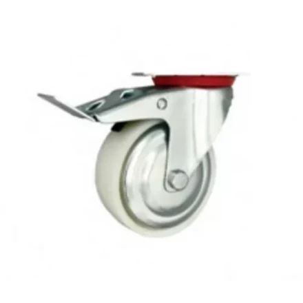 Колесо поворотное полипропилен SRCnb 63 160 мм с торозом (F) 1046157 купить в Магнитогорске