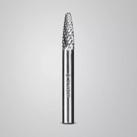 Зубр Твердосплавная борфреза F - парабола с закругленным углом, 6 х 18 мм, радиус 1.5 мм (28805-6-18) купить в Магнитогорске