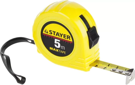 Рулетка STAYER &quot;МASTER&quot; &quot;MaxTape&quot;, пластиковый корпус, 5м/19мм 34014-05-19 купить в Магнитогорске
