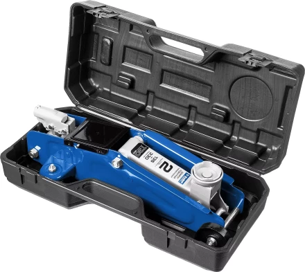 Домкрат гидравлический подкатной T30, 2т, 135-330мм, в кейсе, ЗУБР Профессионал 43053-2-K купить в Магнитогорске