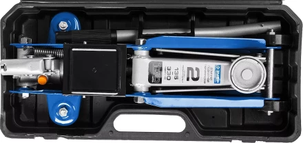 Домкрат гидравлический подкатной T30, 2т, 135-330мм, в кейсе, ЗУБР Профессионал 43053-2-K купить в Магнитогорске