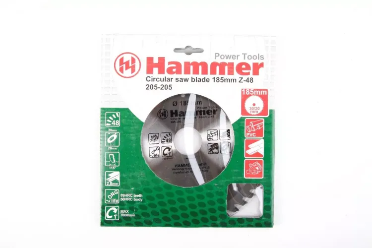 Диск пильный твердосплавный HAMMER Ф185х30мм 48зуб. купить в Магнитогорске