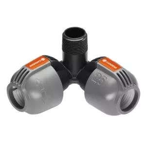 Соединитель L-образный 25 мм x 3/4"-наружная резьба GARDENA купить в Магнитогорске