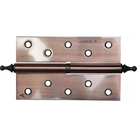 Петля дверная разъемная ЗУБР &quot;ЭКСПЕРТ&quot;, 1 подшипник, цвет ст. медь (AC), левая, с крепежом, 125х75х2,5мм, 2 шт 37605-125-6L купить в Магнитогорске