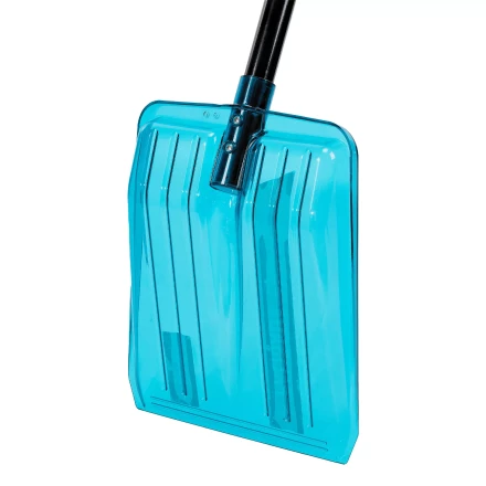 Лопата для уборки снега Palisad 61799, поликарбонат, 260х310х870 мм, стальной черенок, LUXE купить в Магнитогорске