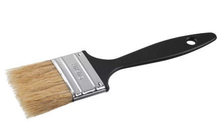 Кисть плоская СИБИН, пластиковая ручка, светлая щетина, 50мм 01008-050 купить в Магнитогорске