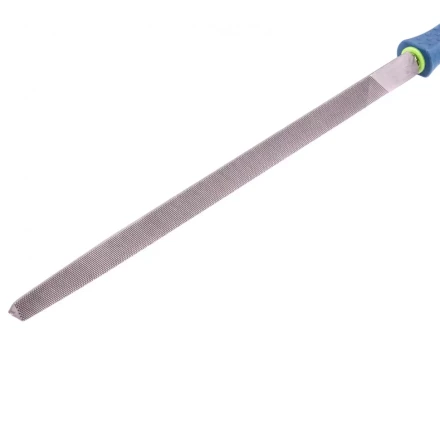 Напильник 300 мм трехгранный двухкомпонентная рукоятка №2 Сибртех 16031 купить в Магнитогорске