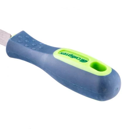 Напильник 300 мм трехгранный двухкомпонентная рукоятка №2 Сибртех 16031 купить в Магнитогорске