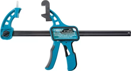 Струбцина реечная быстрозажим, пистолетного типа, пошаг. мех. пласт. корп. 24&quot; (600 мм) GROSS 20701 купить в Магнитогорске