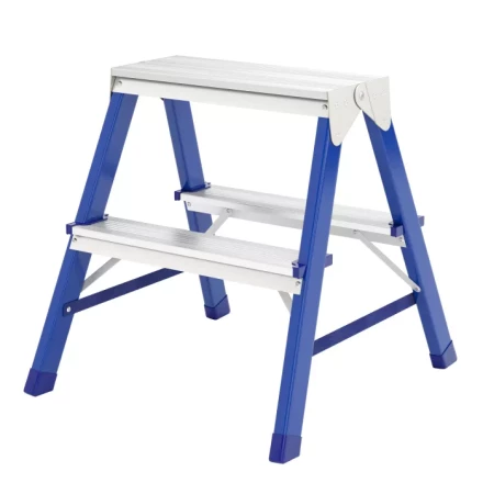 Стремянка двусторонняя 2 ступени стальная Сибртех 97932 купить в Магнитогорске