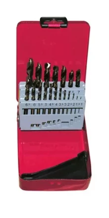 Набор сверл д/мет.Р6М5  13шт.в мет.футляре 1/50 25213 купить в Магнитогорске