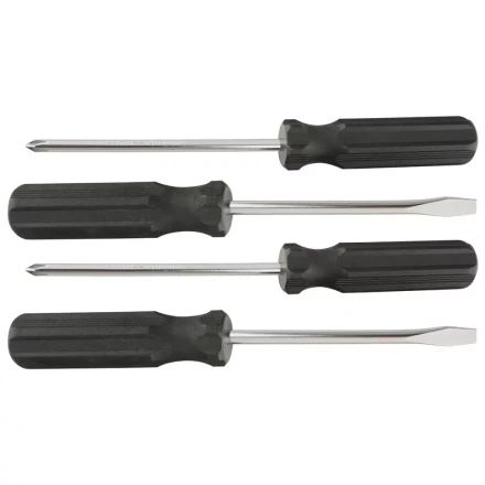 Набор отверток 4шт(SL5x100,6x100 PH1x100,2x100) углеродистая сталь пластиковая  рукоятка  SPARTA 13220 купить в Магнитогорске