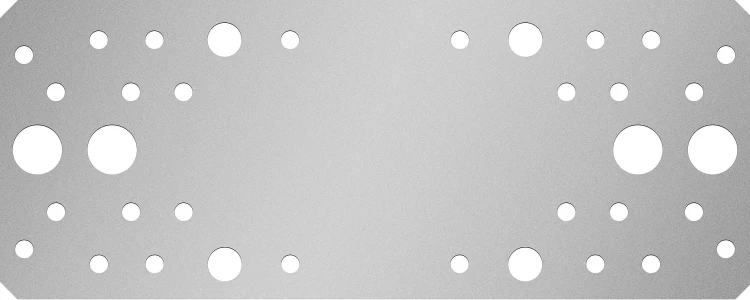 ЗУБР КП-2.5, 200 x 80 x 2.5 мм, цинк, крепежная пластина (31023-200) купить в Магнитогорске