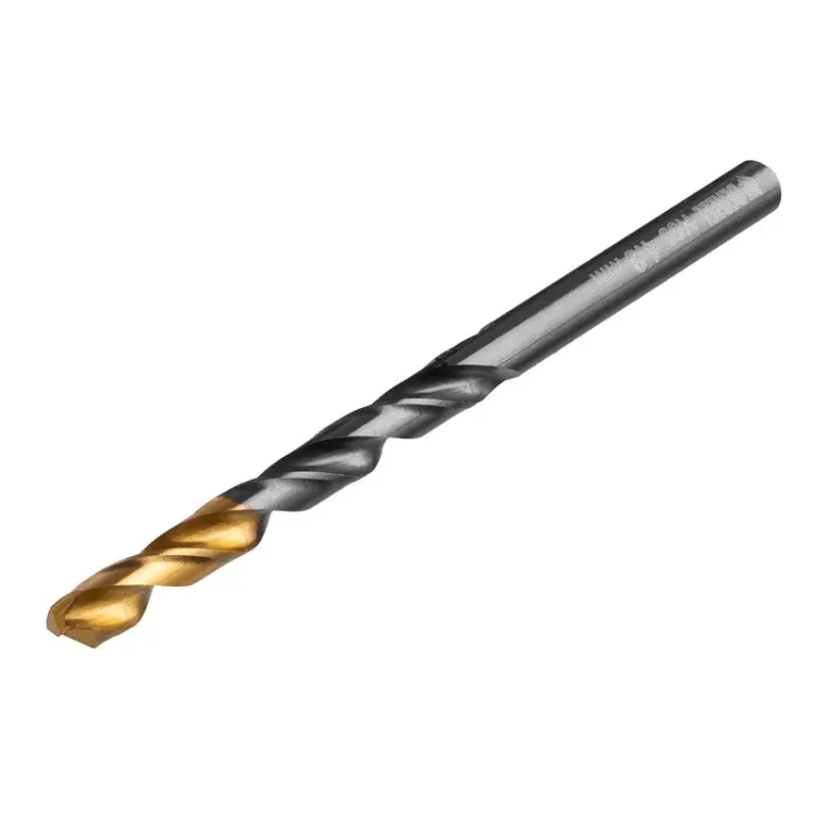 Сверло по металлу, 4,8 мм, HSS-Tin, Golden Tip, 10 шт. Denzel 717212 купить в Магнитогорске