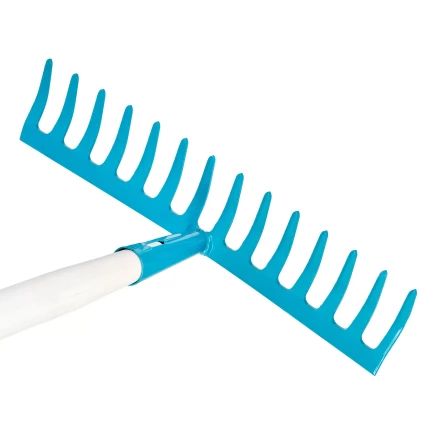 Грабли стальные Palisad, 360х1250 мм, 14 прямых зубьев, деревянный лакированный черенок, Luxe 6178988 купить в Магнитогорске