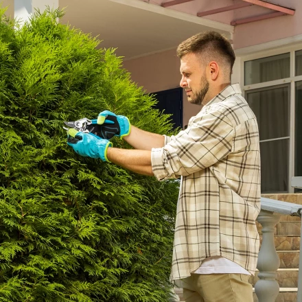 Секатор прямого реза Palisad, 205 мм, алюминиевые рукоятки в ПВХ-оболочке, Luxe 60463 купить в Магнитогорске