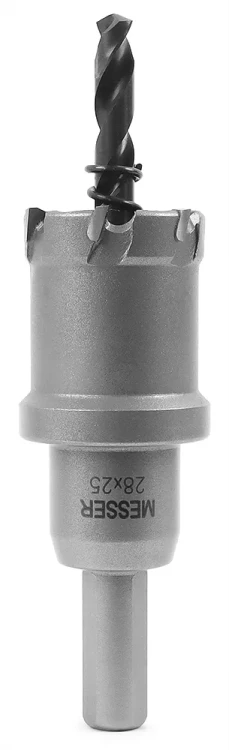 ТСТ коронка MESSER 28X25 с центрирующим сверлом и толкающей пружиной купить в Магнитогорске