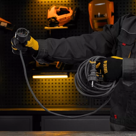 Удлинитель-шнур силовой Denzel Top Series, КГТТ, 10м, 1 розетка, 3 x 1,5 мм, 3 м 37419 купить в Магнитогорске