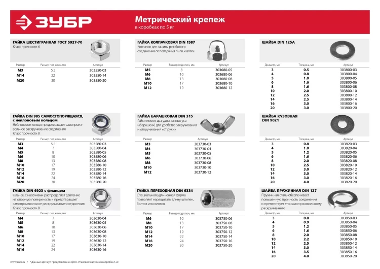 Шайба ЗУБР "МАСТЕР"кузовная, DIN 9021, оцинкованная, 6мм, 5кг 303820-06 купить в Магнитогорске