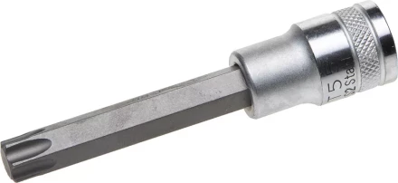 Торцовая бита-головка KRAFTOOL &quot;INDUSTRIE QUALITAT&quot;, удлиненная, материал S2, TORX, сатинированная, 1/2&quot;, Т55 27906-55_z01 купить в Магнитогорске