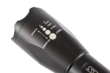 Фонарь 3 W CREE LED зум 3 режима 100% - 50% - стробоскоп ремешок 160 Лм 200 м 3хААА Stern 90581 купить в Магнитогорске