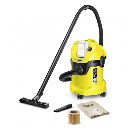 Хозяйственный пылесос KARCHER WD 3 Battery купить в Магнитогорске