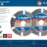 ЗУБР Термит-6, 115 х 22.2 мм, 6 резцов, для УШМ, усиленный, пильный диск по дереву, Профессионал (36858-115) купить в Магнитогорске